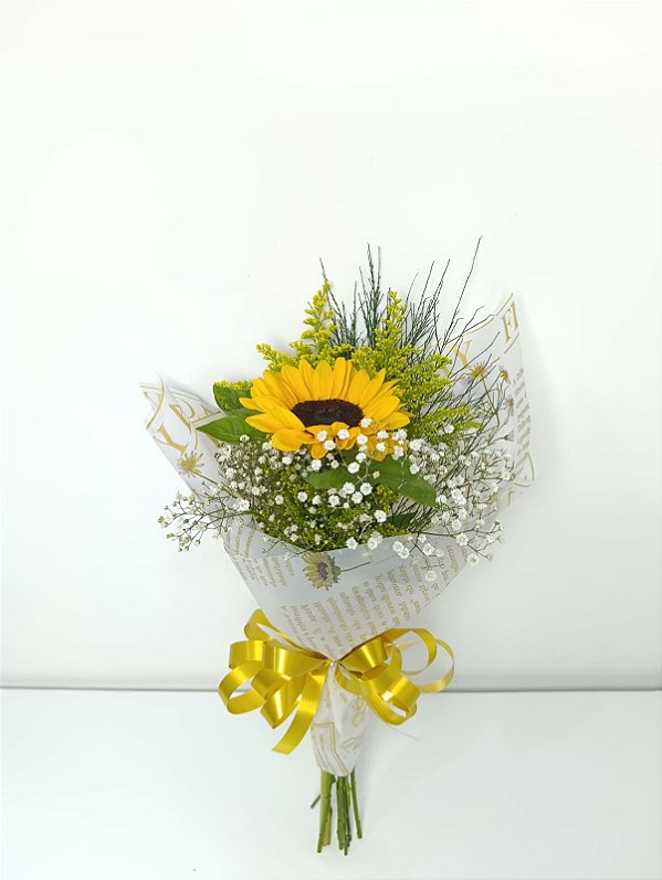 Buquê de 1 (Um) Girassol – Premium