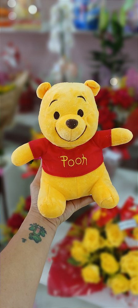 Ursinho Pooh 23 cm de Pelúcia