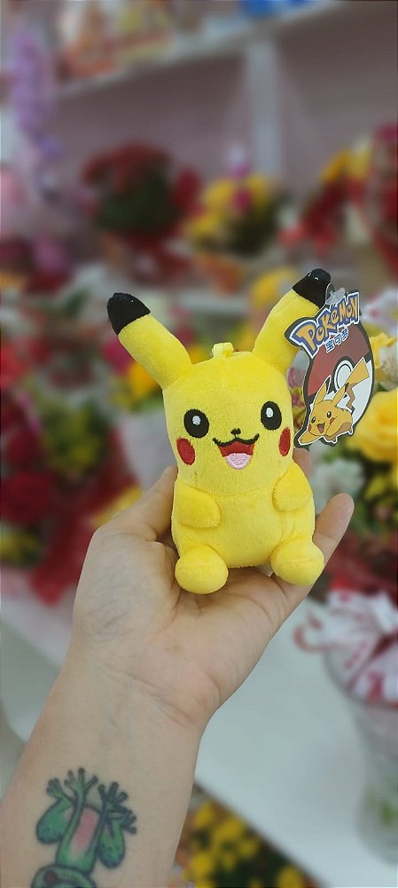 Pikachu do Pokémon 10 cm de Pelúcia