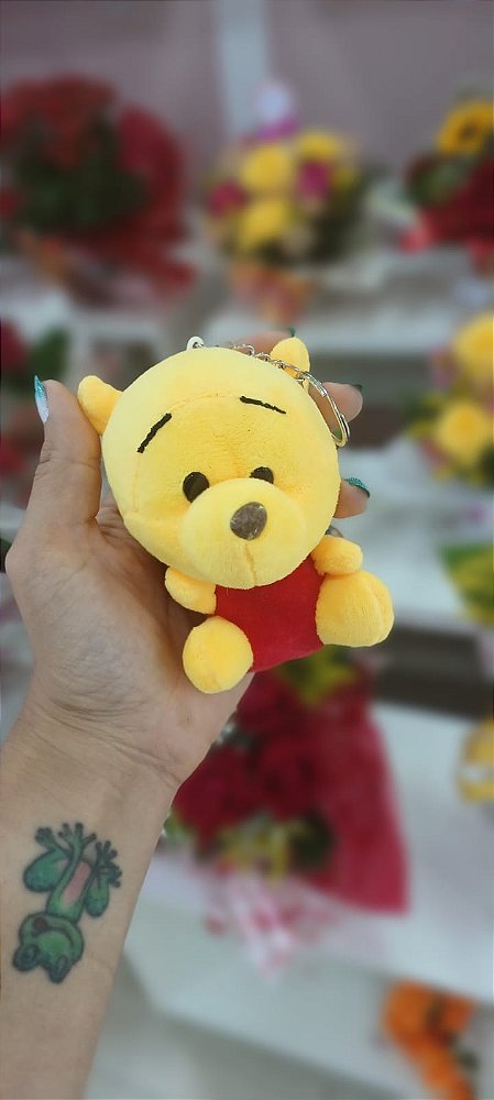 Ursinho Pooh 10cm de Pelúcia