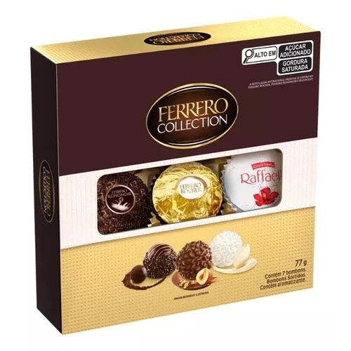Bom Bom Ferrero Rocher Collection Cx 77g