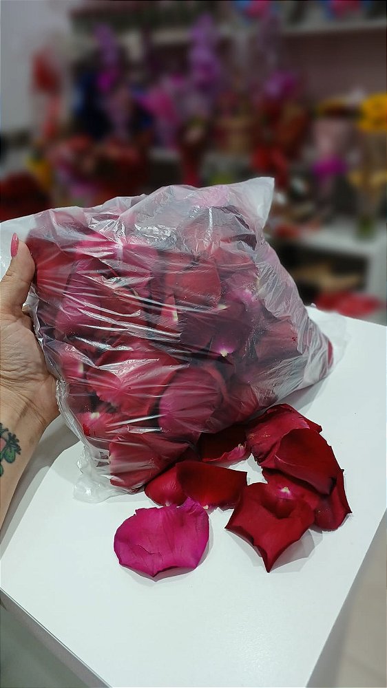 Pacote Pétalas de Rosas Naturais