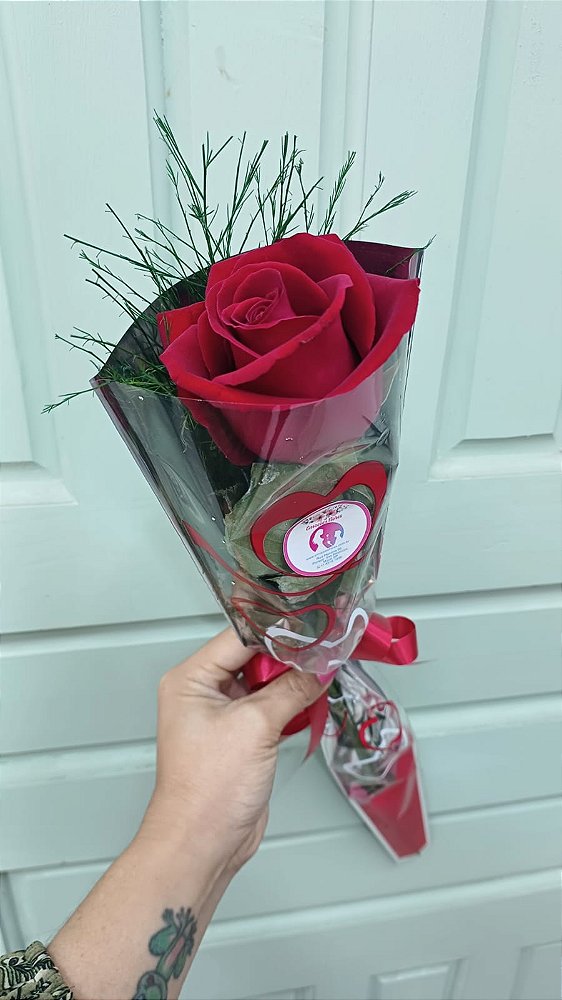 Rosa Vermelha para Presente