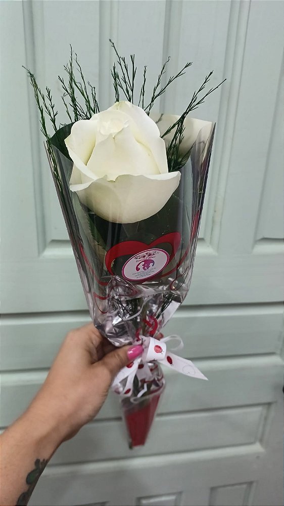 Rosa Branca para Presente