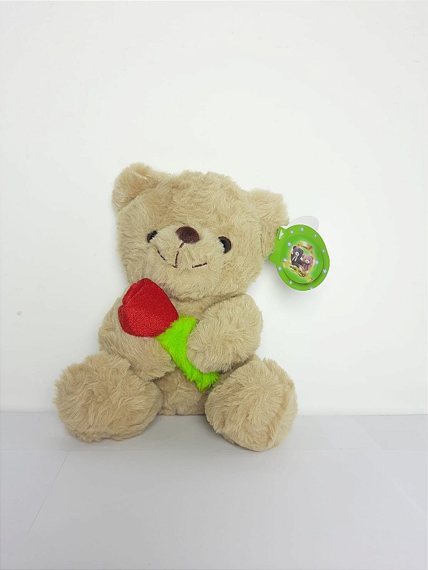 Urso Embaixador do Romantismo Marrom 20 cm de Pelucia 66-6803-20