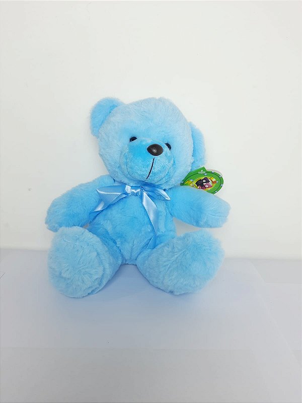Urso Fofura Azul 17 cm de Pelucia 88H-24080-17