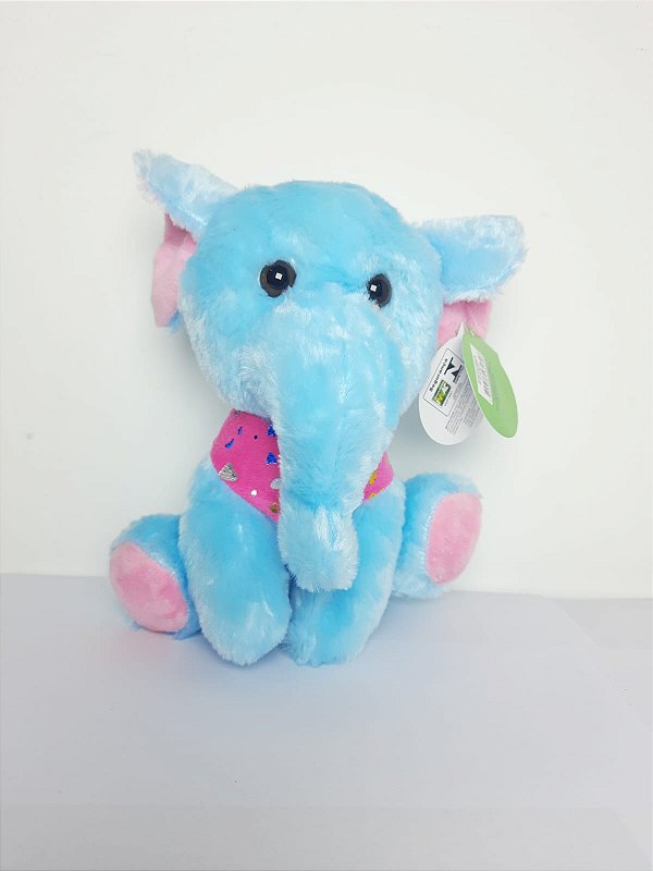 Elefante Apaixonado Azul 20 cm de Pelucia 18-1549M-25