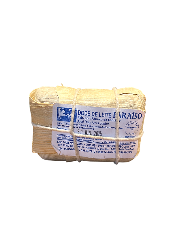 Doce de Leite na Palha Paraíso