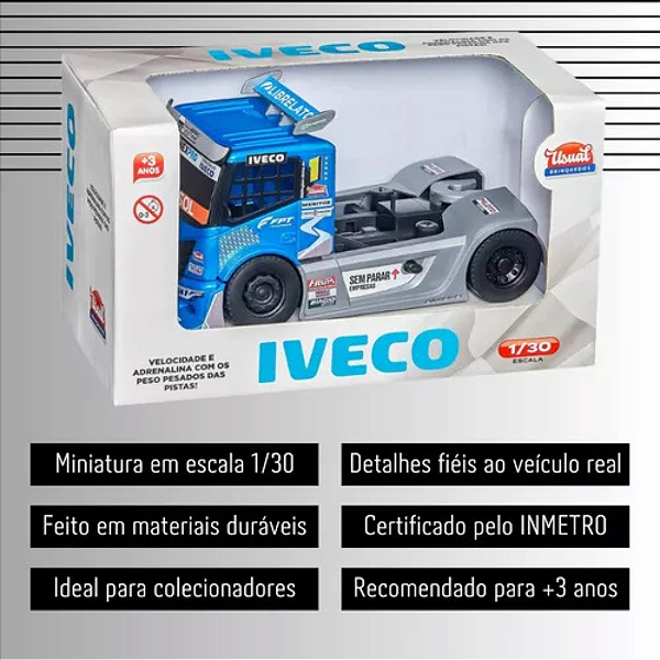 Caminhão Corrida Brinquedo Copa Truck Iveco S-Way - Velocidade e Aventura em Miniatura