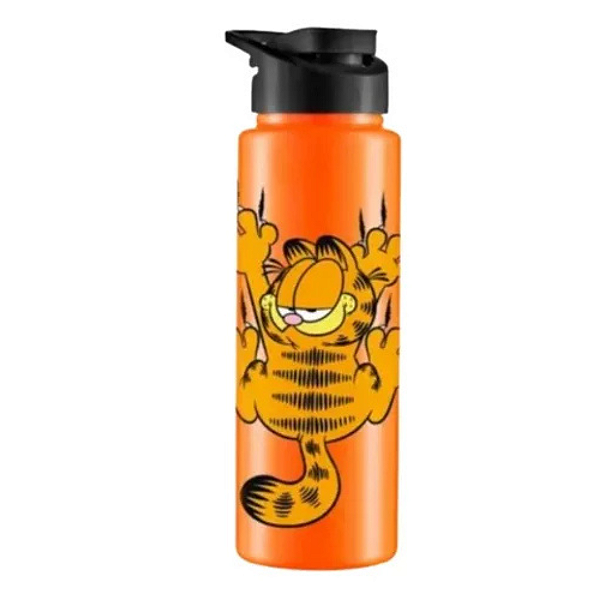 Garrafa Água Squeeze do Garfield Plástico BPA Free 750ml - Estilo e Conforto