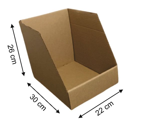 25 Caixas De Papelão Organizadora Estoque 30X22X26
