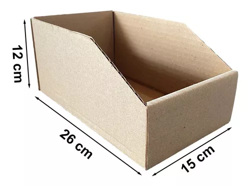 25 Caixas De Papelão Organizadora Estoque 26x15x12