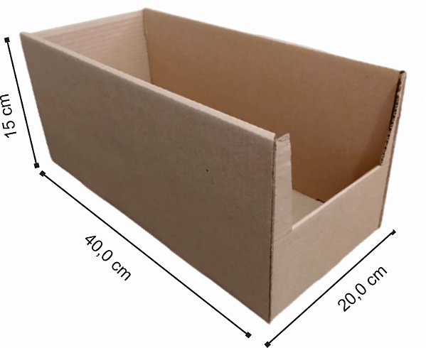25 Caixas De Papelão Organizadora De Estoque 40x20x15