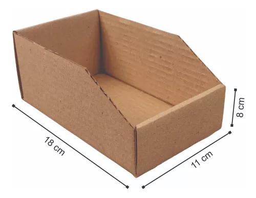 50 Caixas De Papelão Organizadora Estoque 18x11x8