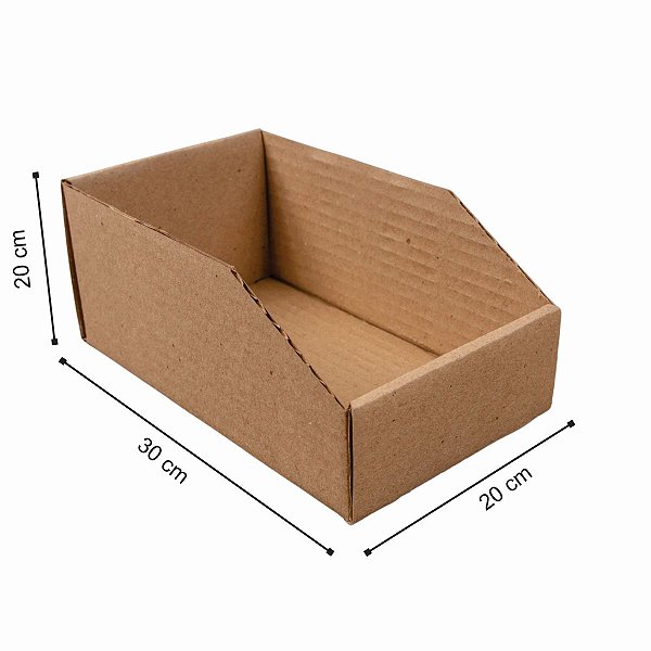 25 Caixa De Papelão Bin Organizadora Estoque 30X20X20