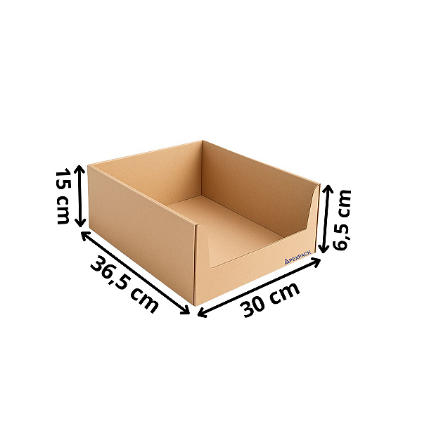25 Caixas Bin Papelão Organizadora Estoque 36,5X30X15