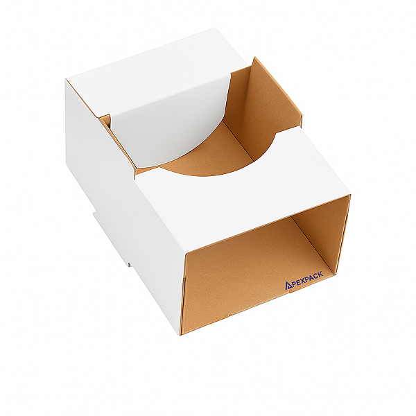 50 Porta Copos De Papelão Branco Para 1 Copo Delivery