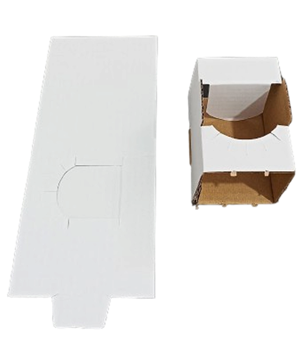 50 Porta Copos De Papelão Branco Para 1 Copo Delivery