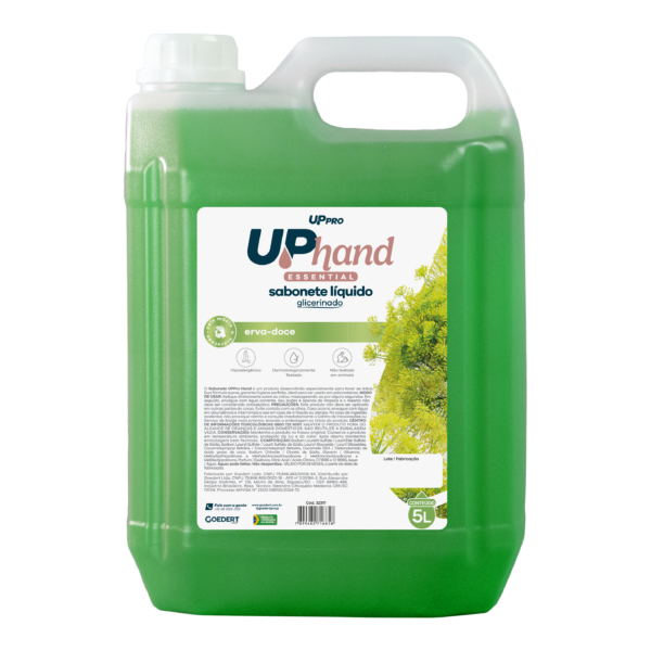 Sabonete Líquido Glicerinado Erva Doce 5L - Nobre Up Hand essential