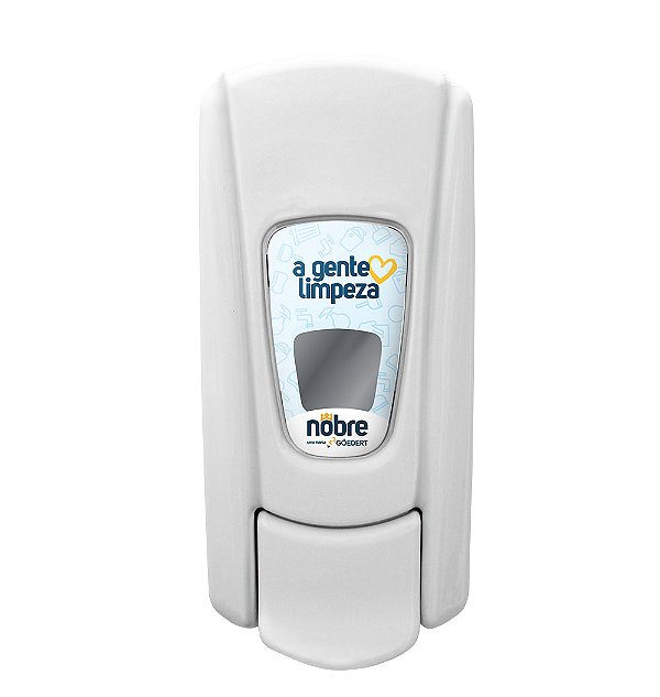 Saboneteira Sabonete Líquido Branco Reserv. 800ml Válvula XPRO Nobre