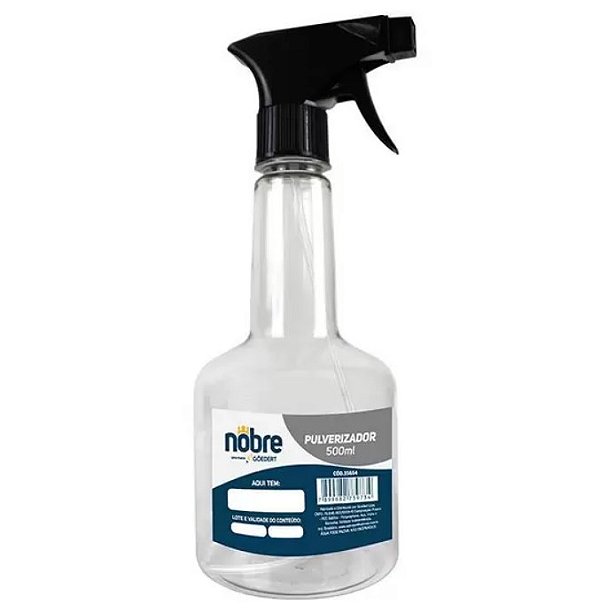 Borrifador Pulverizador Transparente 500ml Nobre