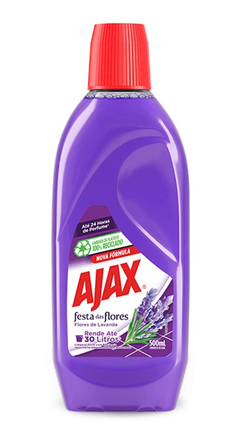 Limpador Perfumado 500 ml Festa das Flores (Lavanda) Ajax