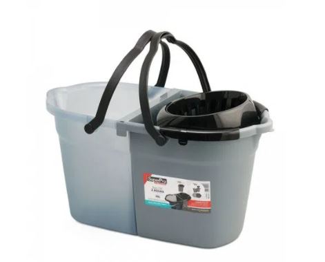 Balde 20 Litros c/ Espremedor Duas Águas Superpro