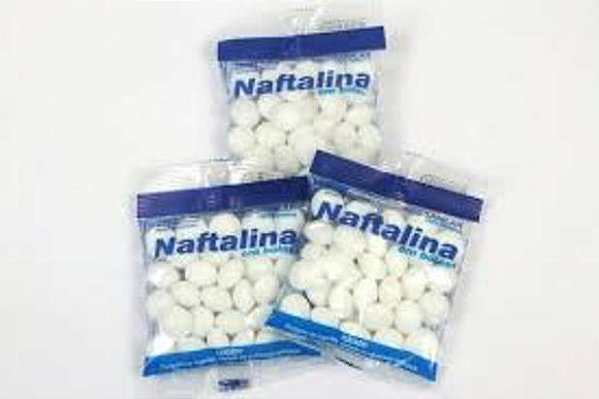 Naftalina em Bolas 50g