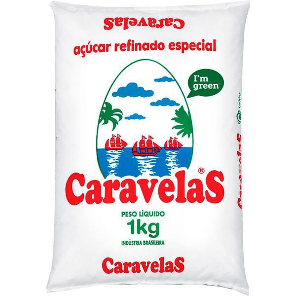Açúcar 1kg Caravelas