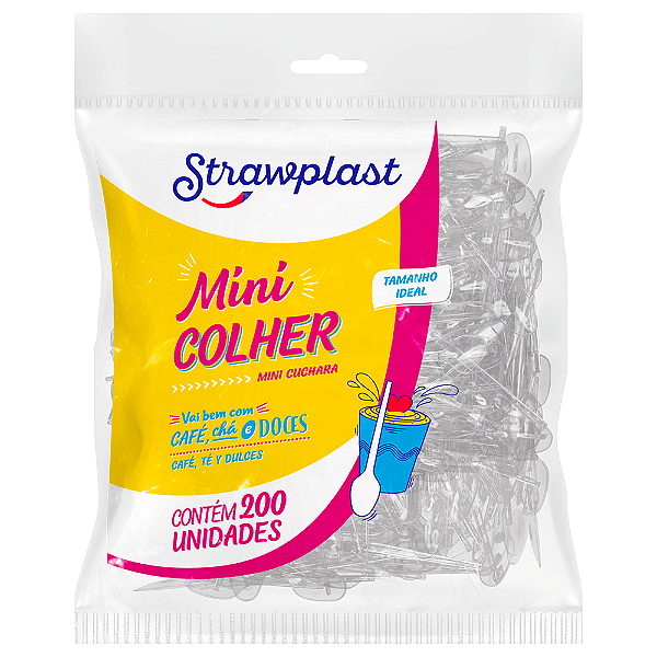 Colher Café Chá e Doces Cristal c/ 200 un