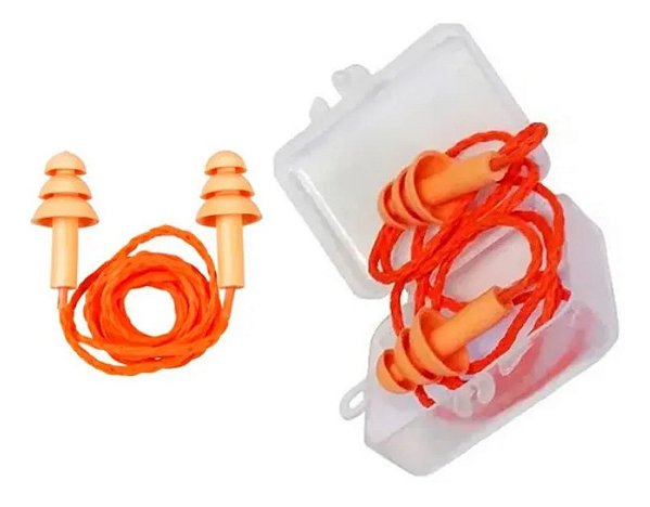 Protetor Auricular de Silicone Plug (Caixinha)