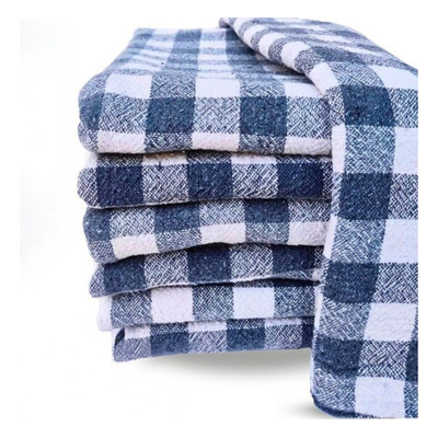 Sacaria Xadrez Lavada 45x65cm Algodão Daltextil