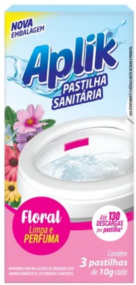 Adesivo Sanitário c/ 3un Floral Aplik