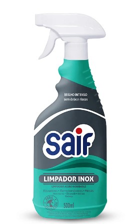 Limpador de Inox 500ml Saif