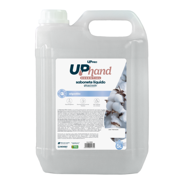 Sabonete Líquido Glicerinado Algodão 5L - Nobre Up Hand essential