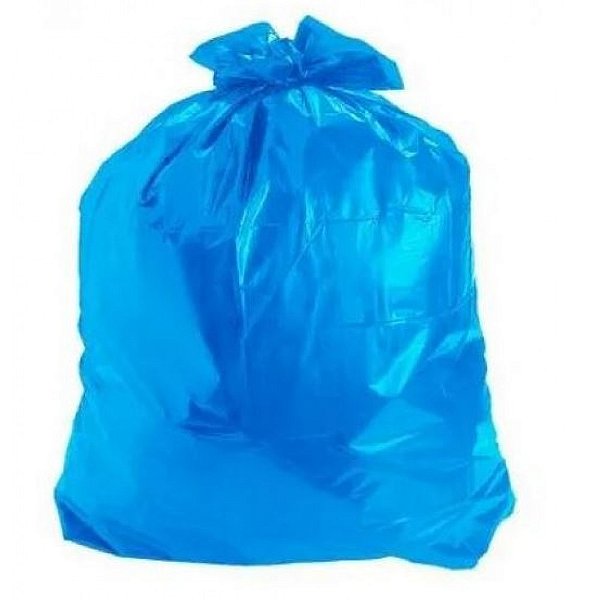 Saco Lixo Azul 40L c/ 100un