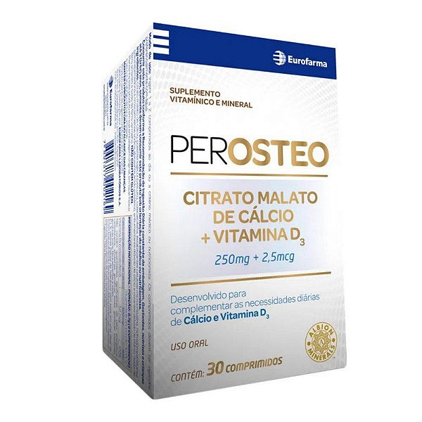 Suplemento Vitamínico Perosteo 30 Comprimidos