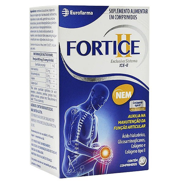 Suplemento Alimentar Fortice com 30 Comprimidos Eurofarma