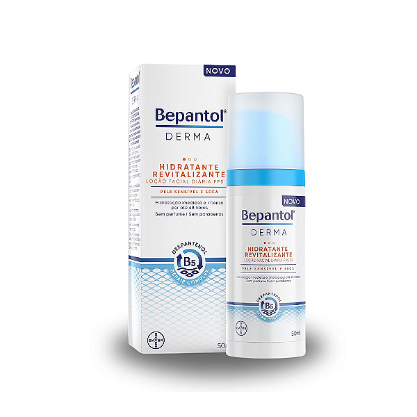 Bepantol Derma Loção Facial Diária Hidratante Revitalizante FPS25 50ml