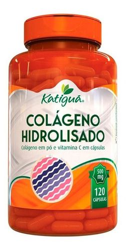 Colágeno Hidrolisado 120 Cápsulas 500mg Katiguá