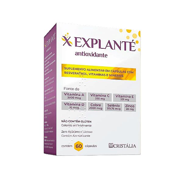 Polivitamínico Explanté Antioxidante 60 cápsulas