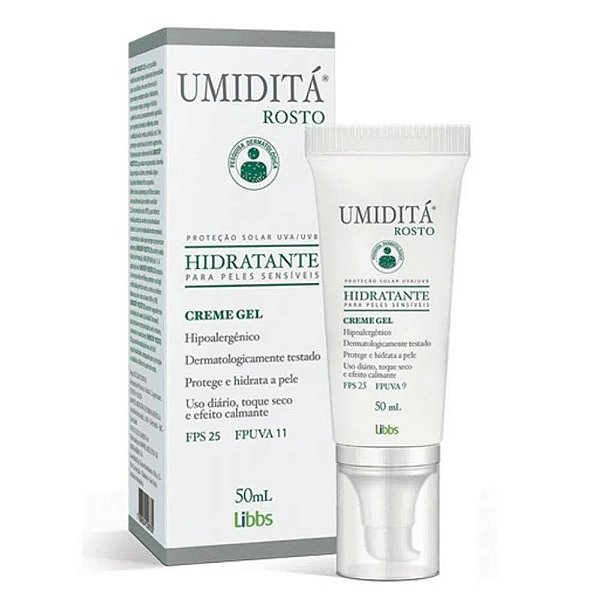 Creme Gel Umiditá Rosto FPS25 50ml