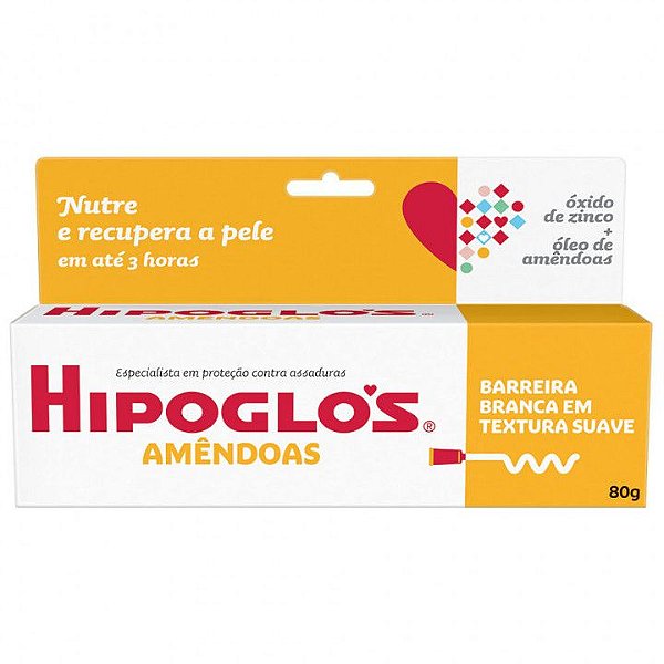 Creme Preventivo de Assaduras Hipoglós Amêndoas 80g