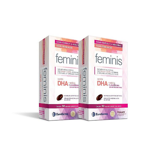 Leve Mais por Menos - Compre 2 Unidades e Ganhe Mais 30 Cápsulas - Suplemento Alimentar Feminis com 30 Cápsulas