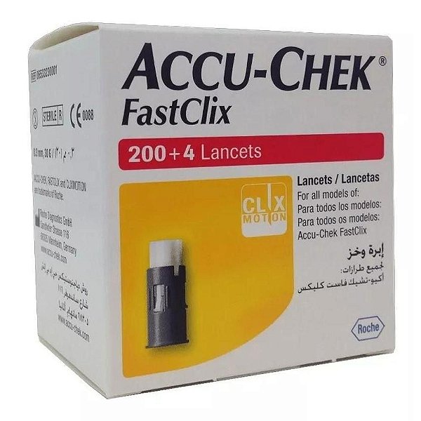 Accu-Chek FastClix c/204 Lancetas