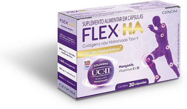 Colágeno Flex Ha 30 Capsulas Genom