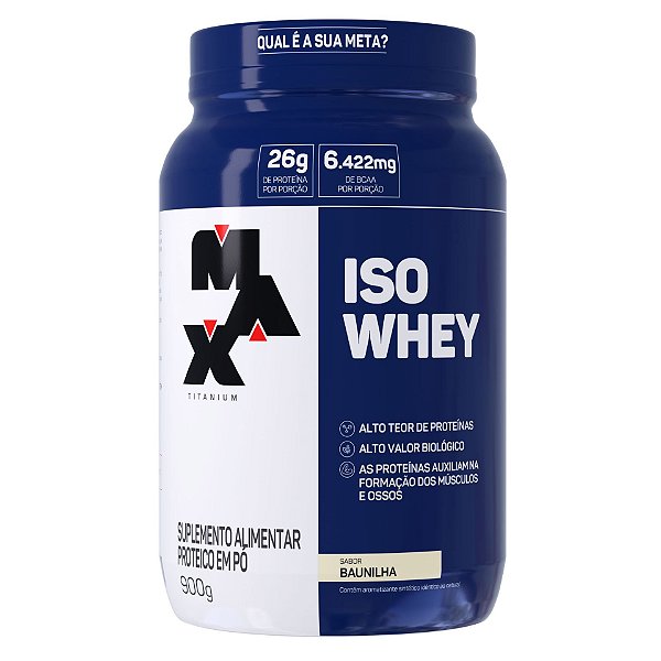 Iso Whey Chocolate 900g Maxtitanium
