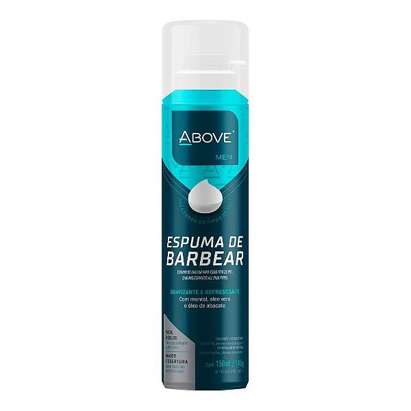 Espuma de Barbear Suavizante e Refrescante Above Men Frasco 150ml