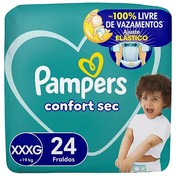 Fr Pampers Confortsec Xxxg  24Un