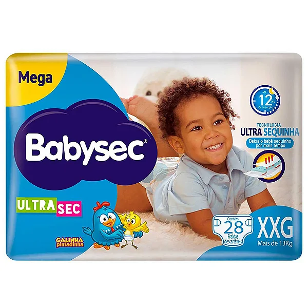 Fralda Babysec Ultrasec XXG 28un